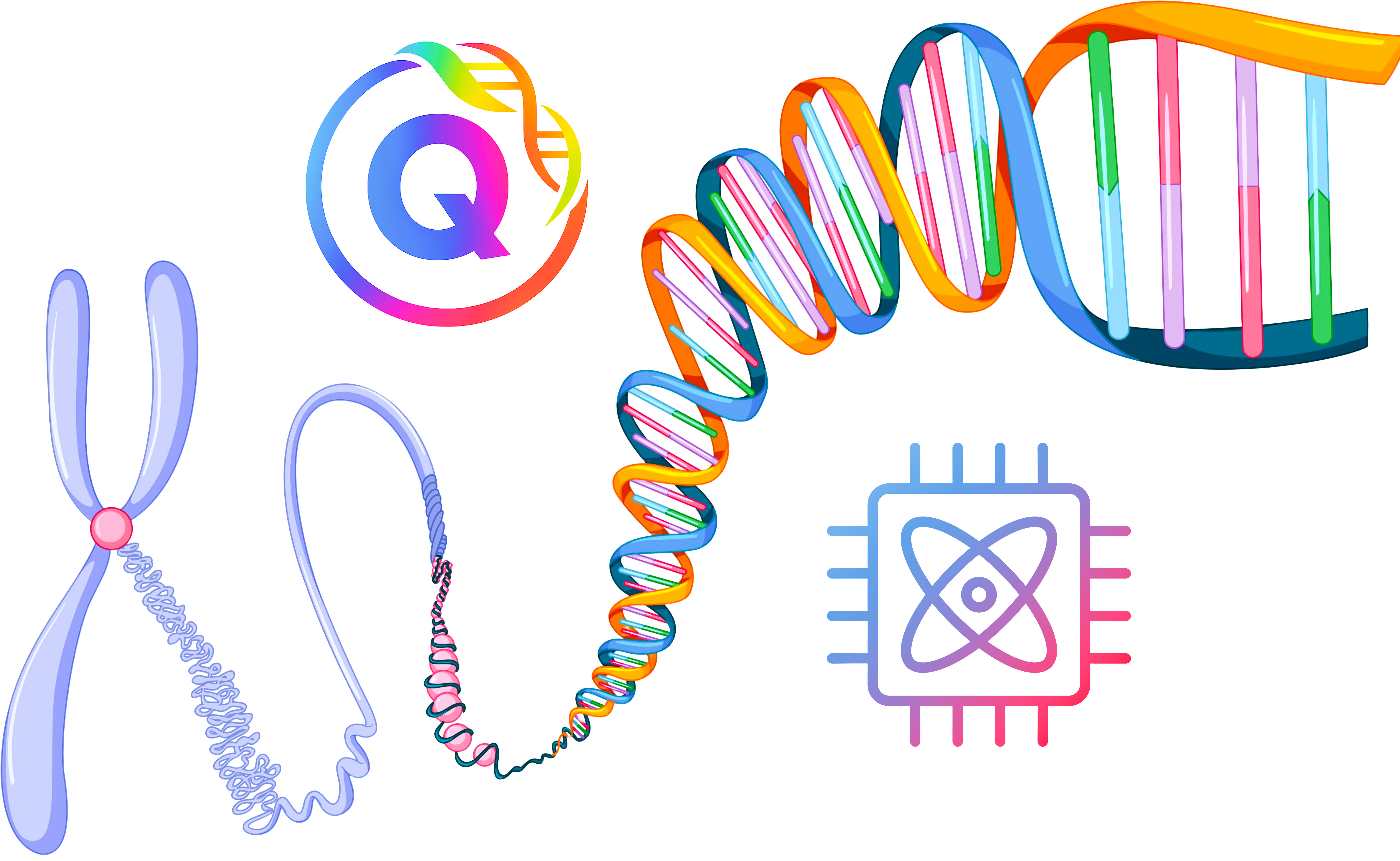 Conceptual image of Quantum Omics research